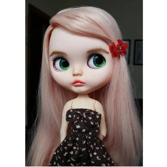 CUSTOM 12” BLYTHE DOLL TAFFY OOAK Bobbi by Victoria Fox Dolls - Picture 8 of 9